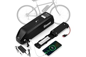 EIFDUHP Batería Ebike 36V 20AH, Batería Bicicleta Electrica Litio para Motor 750W 500W 350W 250W, con Puerto USB, Cargador, Placa Base 5 Pin y Célula Grado A