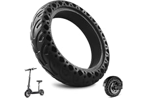 VALART Scooter Replacement Tire Black Solid Honeycomb Tyres Fits 8.5 Inch Hub Scooter Replacement Wheel FrontRear Wheel Non-Slip Anti Puncture Electric Scooter Accessories for Xiaomi M365Pro (D- Black 1Pcs)
