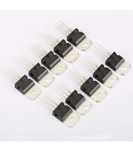 Chanzon 10 Pezzi L7815CV Regolatore Di Tensione TO-220 – 15V 1.5A, Transistor A Tre Terminali Per Progetti Fai Da Te - 2