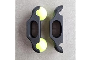 SOPHISTICATE Lot de 2 adaptateurs pour pied de rocker avec trou fileté, adaptateur de réduction du bruit avec 4 balles de tennis pour vélo Wahoo Kickr Shift