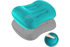 JAADU 2 PCS Oreiller Gonflable de Camping, Ultraléger Coussin de Plage, Confortable Ergonomiques Oreiller Gonflable pour La Plage, Le Camping,Les Voyages