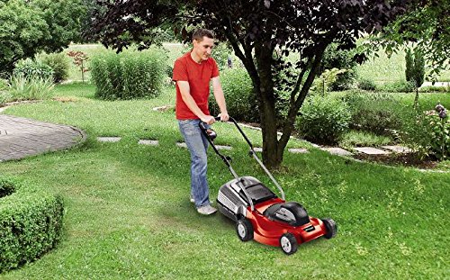 Einhell Elektro Rasenmäher GC-EM 1437 (1400 W, 37 cm Schnittbreite, 3-fache Schnitthöhenverstellung 25-60 mm, 36 l Fangbox) - 5
