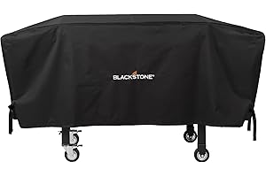 BLACKSTONE 1528 - Cubierta de Parrilla de Gas de poliéster 600D Resistente, Resistente al Agua, se Adapta Exclusivamente a la estación de cocción de Plancha de 36 Pulgadas, Color Negro