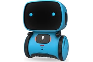 GILOBABY Interactive Smart Robot Toys, Intelligent Robot for Kids, Children Girls & Boys Robotic 3 Years Old Up, Voice Control & Touch Sense, Dance & Sing & Walk, Recorder & Speak Like You