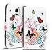 Produktbild Samsung Galaxy S5, S5 Neo Muster Hülle, Conie Mobile Handytasche Bookstyle Schutzhülle Motiv Bilderhülle Wallet Tasche, PU Leder Tasche
