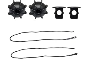 EDDRFY 2 unidades de cinta de sujeción para maletero de coche, color negro, para todos los modelos de coche, correas de sujeción universales con 50 cm de longitud, repuesto para cubierta de maletero con