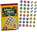 Produktbild Unbekannt 320 Stück - Lehrersticker - Belobigungs Sticker- 16 Verschiedene Motive - z.B. für Schule Lehrer - Lob Belohnung Aufkleber - Stickerblock - Motivationssticker