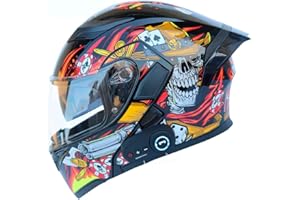 Letetexi Bluetooth Integrated Modular Flip up Front Motorcycle Helmet Motorbike Crash Modular Helmet With Anti-Fog Dual Visors DOT/ECE Approved Noise Reducation for Men Women 54~63CM