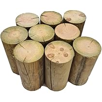 Paletti Legno Pino 180 Cm - 5 Pezzi, 7x7 Cm, Impregnati, Per Recinzioni Giardino - Foto 2
