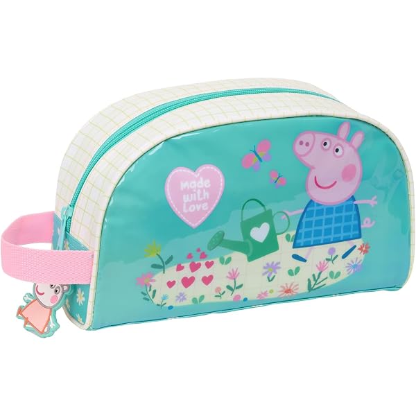 Sac Banane Peppa Pig - Motif Fleurs - Taille Unique Pour Enfant - Marque Safta