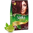 Vatika Naturals Henna Burgundy Hair Colours - 60g (6 x 10g Sachets), Natural & Nourishing Hair Dye, 100% Ammonia Free, For Vibrant Color, Shine, & Coverage