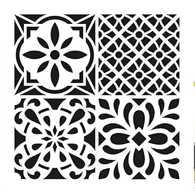 Artemio Pochoir Carreau Ciment 30 x 30 cm - Pochoir Artemio - Pochoir Stencil