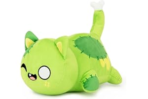 SOCLING Meemeows Cat Food Plushies, Meemeows Cat Plushies,aphmau Plushies,cat Plushies,aphmau Meemeows Plush,meemeows Cat Plush,cute Anime Cartoon Cat Stuffed Animal Figure Toy Plush Pillow Gift for Fans Kids