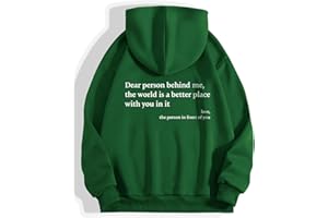 ARTSIM Dear Person Behind Me Sweatshirt Hoodie, You Are Enough Dear Person Behind Me Sweatshirts for Women Men,Y2K Hoodies