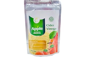 SVATV Naturel Poudre De Vinaigre De Cidre De Pomme | Apple Cider Vinegar Powder | Moulin Malus Pumila | 75 Portions | Sans Gluten | | Saveur Aux Soupes, Salades, Ragoûts | 227g