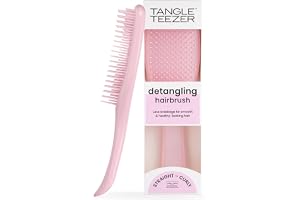 Tangle Teezer Ultimate Detangler Hairbrush - For Wet & Dry Hair - Detangling Brush for All Hair Types - Two-Tiered Teeth Redu