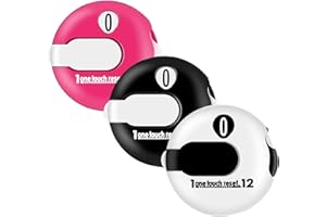 Lrtzizy 3 Pcs Mini Golf Score Counter Golf Stroke Counter with One Contact Reset Shot Putt Indicator Sport Accessories