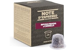 Note d'Espresso - Ciruela y Canela - Cápsulas de Tisana compatibles con Cafeteras NESPRESSO* - 40 caps