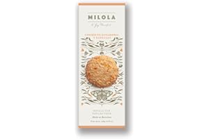 Zanahoria Especiada - MILOLA Galletas Gluten Free. Pack 6 cajas de 140 gr. cada uno - Sin Gluten, Sin Lácteos, Sin Gluten, Sin Aceite de Palma