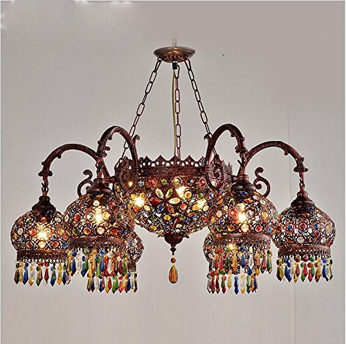 Preisvergleich Produktbild Y&M Diffuse Kaffee Bohemian Restaurant, Wohnzimmer, Schlafzimmer Kronleuchter