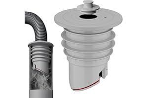 Bosmsaslad Abfluss Waschmaschine, 35-40 mm Waschmaschinen-Ablaufschlauchdichtung, Abflussrohrdichtung Schlauch, Washing Machine Drain Hose Seal, Dichtung für Ablaufschlauch Der mit Verschlusskappe