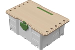 GENERISCH Worktop | Workbench | Table | MFT for Festool SYS Systainer T Loc and Systainer SYS³ M | Ideal for Bench Dog