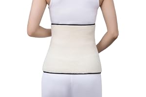 JIAHG Winter Nierenwärmer Kaschmir Rückenwärmer Bauchwärmer Elastisch Taille Unterstützung Taille Wärmer Leibwärmer Taillen Beschützer Gürtel Band Lendenwärmer für Damen Frauen