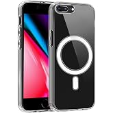 KZY İletişim Apple iPhone 8 Plus Kılıf Kablosuz Şarj Destekli Şeffaf Silikon Kapak