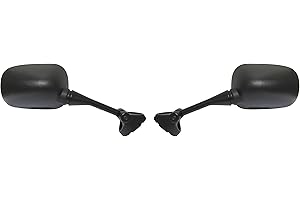 MY MOTO PARTS Mirrors Fairing Black Left & Right VFR800 02-09 (Pair)