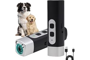 CHENRI Ruhemeister Pro - Schonendes Ultraschall, Ruhemeister Hund, Anti-Bell-Gerät für Hunde mit Taschenlampe, Ruhemeister Pro – 2026 Schonendes -Training für Ruhiges Zuhaus (Schwarz)