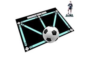 Ranipobo Tapis Entrainement Foot, Tapis d'entraînement Football Antidérapant, – antidérapant, Anti-Choc, Tapis Football Entrainement, équipement d'entraînement de Football pour Enfants