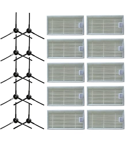 Confezione da 6 filtri di ricambio per aspirapolvere Lidl per robot aspirapolvere per SilverCrest SSR 3000 A1, accessori di ricambio