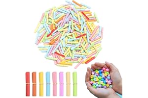 Sixfolo 200 Pièces Souhaitant Défiler Papier Petits Messages Colorés Souhaitant Défiler Papier Message Papier Message Wish pour Les Rouleaux de Papierde Bricolage Cadeaux