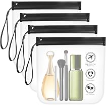 Trousse De Toilette Voyage Transparente MORICOH - 13 Flacons + Sac - Conforme Normes Aériennes