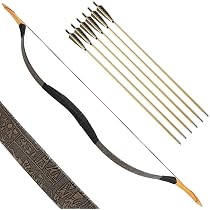 20lbs Archery Takedown Traditional Bow Recurve Wooden Horsebow