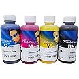 Bindaas Gifts Sublimation Inks (100 Ml) for Desktop Printer | Epson Printer L100, L120, L130, L200, L210, L220, L230, L300, Heat Transfer Printing on Mugs,Mobile Cases,Polyester T-Shirts .(Pack of 4)