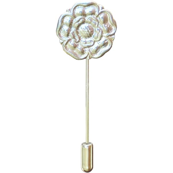 Broche Cigogne En étain - Fabrication Artisanale Française - Symbole Naissance Famille - Largeur 3 Cm - Bijou Fait Main William Sturt