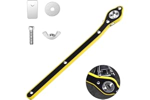 VKALTUL Car Jack Ratchet Wrench Labor-Saving Ratchet Jack with Long Handle，Lug Wrench for Tire Jack, Jack Ratchet Wrench Positive and Reversal Knob Design for Travel/Truck/SUV/Vans