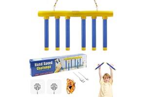 ORTVIAI Catching Sticks Game, 2025 New Drop Sticks Game, Catching Sticks Game Reaction Training Toy, Adjustable 3 Speed, for Training Hand-Eye, for Kids Adults Birthday Christmas
