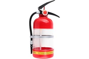 EJOYOUS Dispenser per Birra da 2 Litri, Dispenser per Bevande a Forma di Estintore Dispenser per Liquori Dispenser per Acqua e Birra per Feste Botti di Birra Dispenser per Barili da Bar