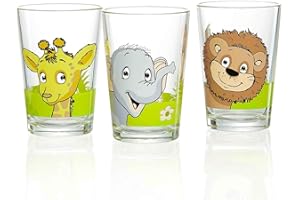 Ritzenhoff & Breker R&B Flirt Lot de 3 gobelets 205 ml Animaux de la jungle