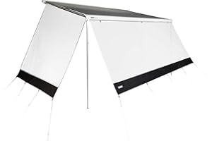 ‎THULE Thule Sun Blocker G2 Front Wall 330 x 170 cm Camping Awning Front Privacy Screen Wind Protection Caravan