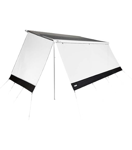 Thule Sun Blocker G2 Vorderwand 430 x 170cm Camping Markise Front Sichtschutz Windschutz Wohnwagen Auto & Motorrad