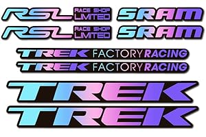 STAR SAM Trek Factory Racing RSL Sram Frame Bike Compatible Stickers Gradient