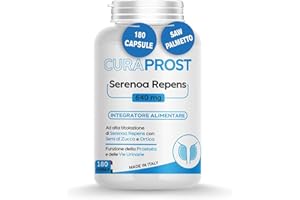 KAMASÙ 180 cps Prostata Integratore 3 in 1 con Serenoa Repens e Saw Palmetto Supporto per la nicturia e prostata infiammata Uomo risvegli notturni da minzioni e prostatite uomo