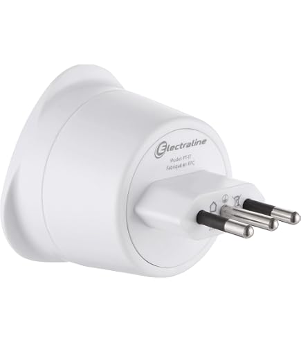 Adaptateur Voyage Europe Compact Adaptateur Voyage Oliveria 3 Pièces - France Vers Italie - Prise 2 Broches Vers 3 Broches Type L Adaptateur Prise Type L Adaptateur Voyage Europe Compact Adaptateur Voyage Oliveria 3 Pièces - France Vers Italie - Prise 2 Broches Vers 3 Broches Type L Adaptateur Prise Type L