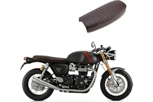 Selle Compatible avec Transformation Moto Café-Racer + Scrambler Craftride SL5 Flat Marron foncé