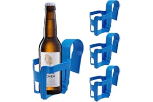 Pool Getränkehalter aus Kunststoff HAMON 2/4 PCS Poolside Getränkehalter Pool Becherhalter,Cupholder für Pools Spa Getränkehalter Cupholder für Schwimmbecken (Blau 4PCS)