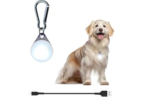 COZIHOM Lights for Dog Collars - USB Rechargeable - Ultra Bright LED Collar Safety Light for Night Walking,Running,Biking,Camping