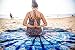 Produktbild OCEANIC Aura Mandala rund Tapisserie Hippie indischen Mandala Beach Roundie Picknick Tisch Überwurf Hippie Bohemian Spread Boho Gypsy Baumwolle Tischdecke Strandtuch Meditation Runde Yoga Mat – 182,9 cm, blau